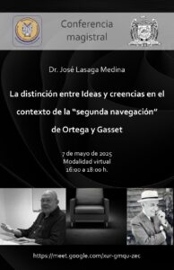 2025-05-07 Conferencia La distinción entre ideas y creencias