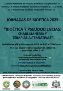 2025-05-08 Jornadas de bioética 2025 (Cartel)