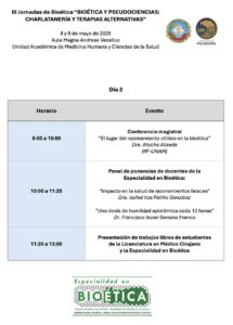 2025-05-09 Jornadas de bioética 2025 (Programa)