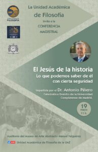 2025-05-19 Conferencia El Jesús de la historia (Cartel)